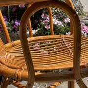 Vintage rattan armchair