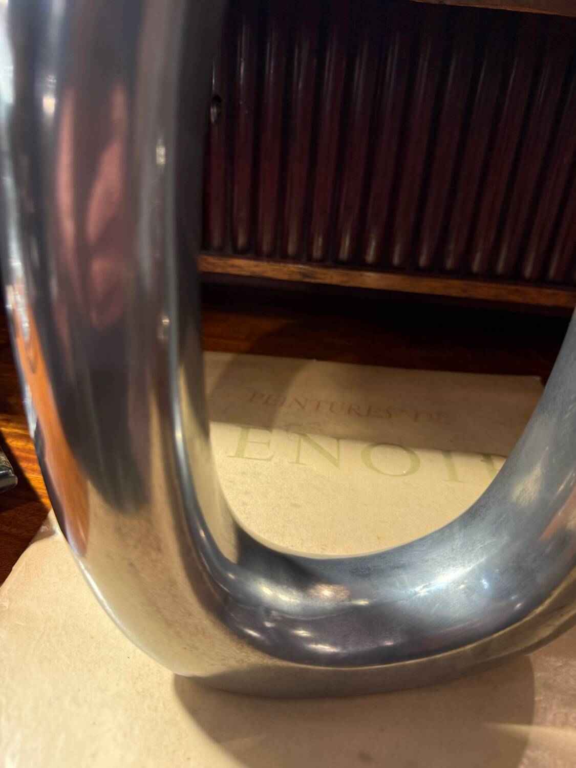 Aluminium cast vase