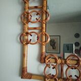 Bamboo mirror 39x70cm