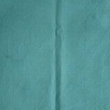 Nappe et 12 serviettes en coton vert d'eau