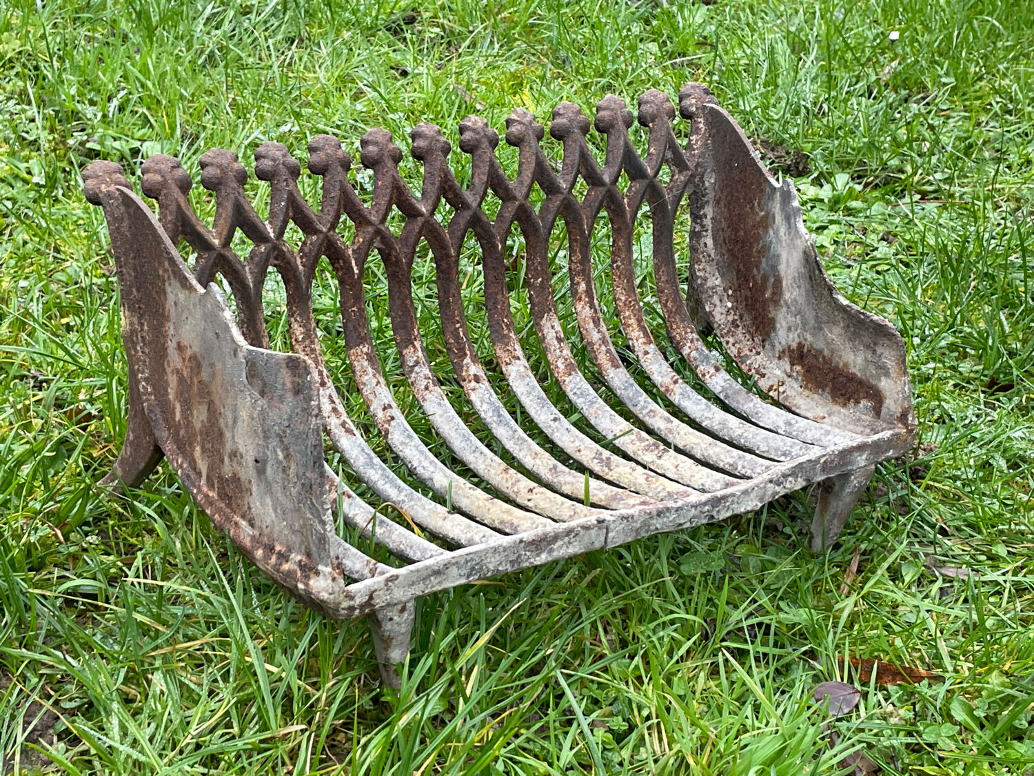 Cast iron fireplace brazier