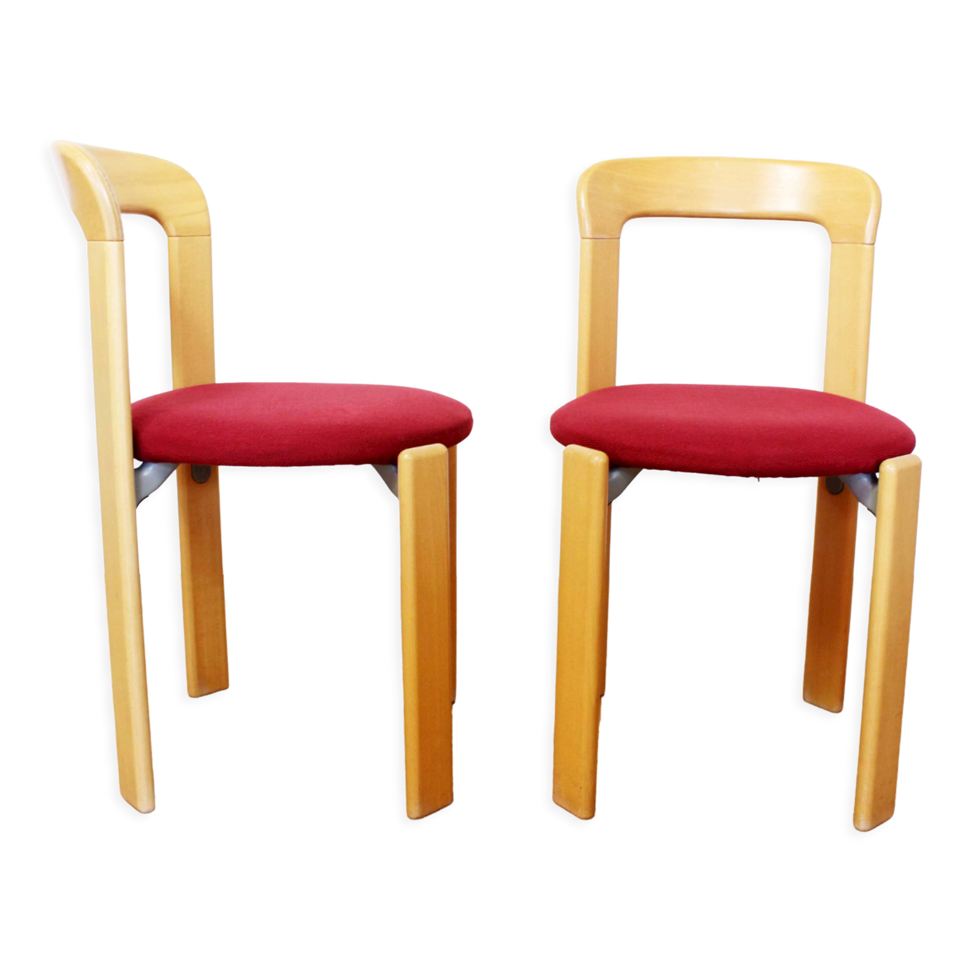 Paire de chaises Bruno Rey