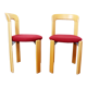 Paire de chaises Bruno Rey