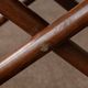 Italian Modern Vintage Folding Director's Chair in Wood and Leather, 1980s