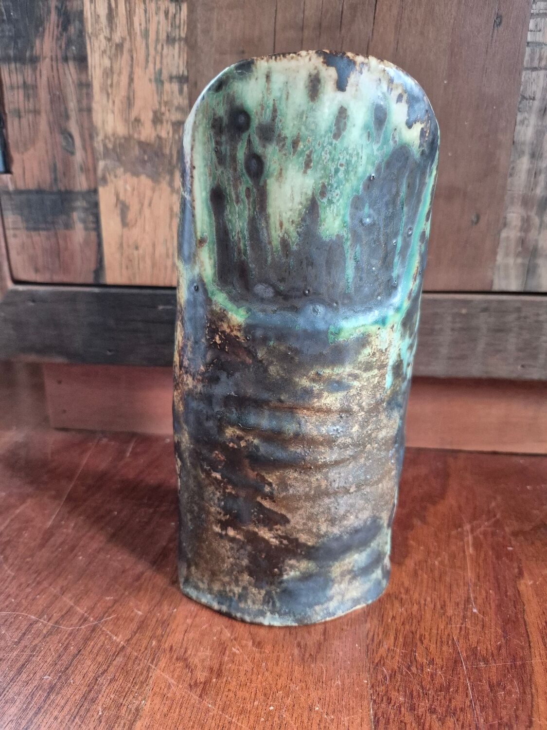 Vase en grès émaillé ib. helm doigt / pouce