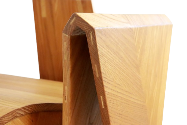 Sculptural rocking chair origami bird