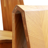 Sculptural rocking chair origami bird