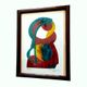 Painting by camille hirtz (1917-1987) – watercolor silkscreen print no. 40/120 – 1977