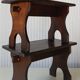 2 XS farm stools / benches in old solid wood