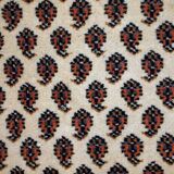 Vintage Indian Carpet Seraband handmade 122cm x 175cm 1980s, 1C519