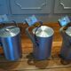 Lot of 3 industrial spot "Concord Lytespan" alu brushed vintage 80s