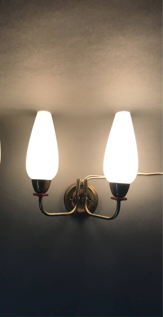 1950 wall lamp, Maison Lunel, France