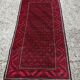 Vintage handmade Baluch rug with geometric pattern from the 1950s.