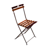 Chaise ancienne pliante “Quincaillerie Orléans”