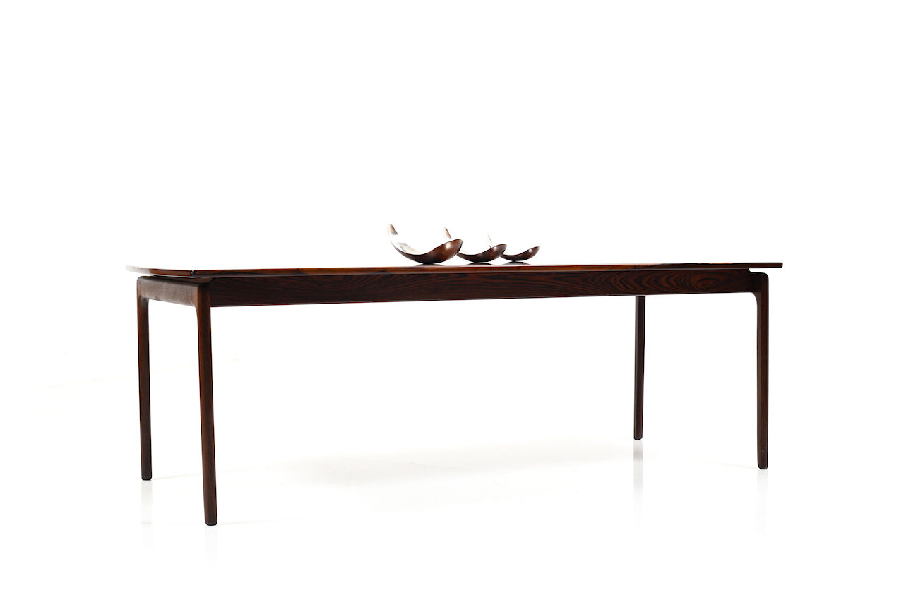 Danish rosewood sofa table by Ole Wanscher