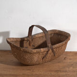 Old Chinese wabi-sabi basket (c.1900) #54