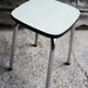 Old sky blue formica stool