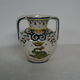 Vase a anses faience de tours decor dragon et couronne