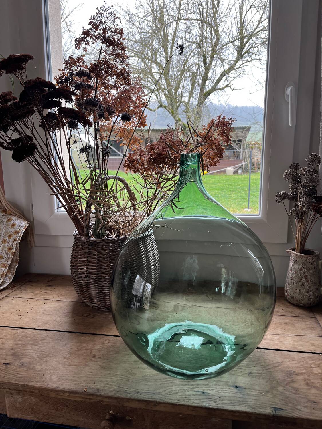 30L turquoise green demijohn