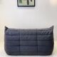 Togo 2-seater sofa "Ligne Roset", mouse grey