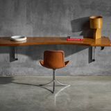 Wall-mounted desk by Charlotte Perriand, France, 1950s