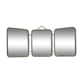 Miroir triptyque de barbier