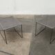 Postmodern perforated metal nesting side tables from Ikea, 1980s, set of 2.