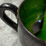 Six Vallauris ceramic coffee cups