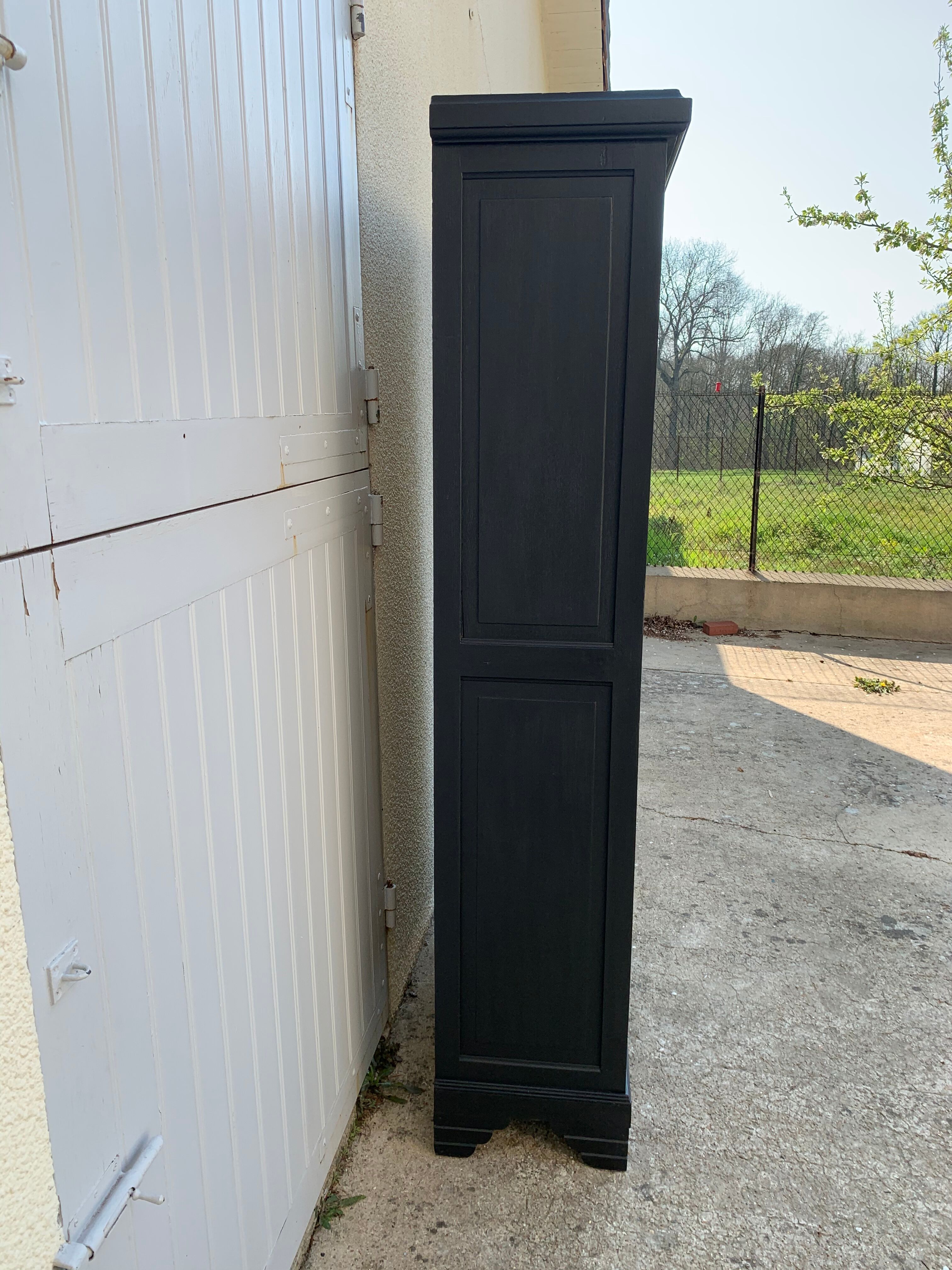 Glass-glazed Parisian wardrobe 1930