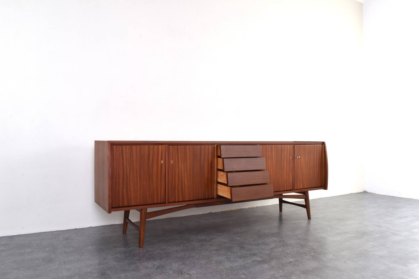 Mid-Century Danish Teak Sideboard, 1960s.