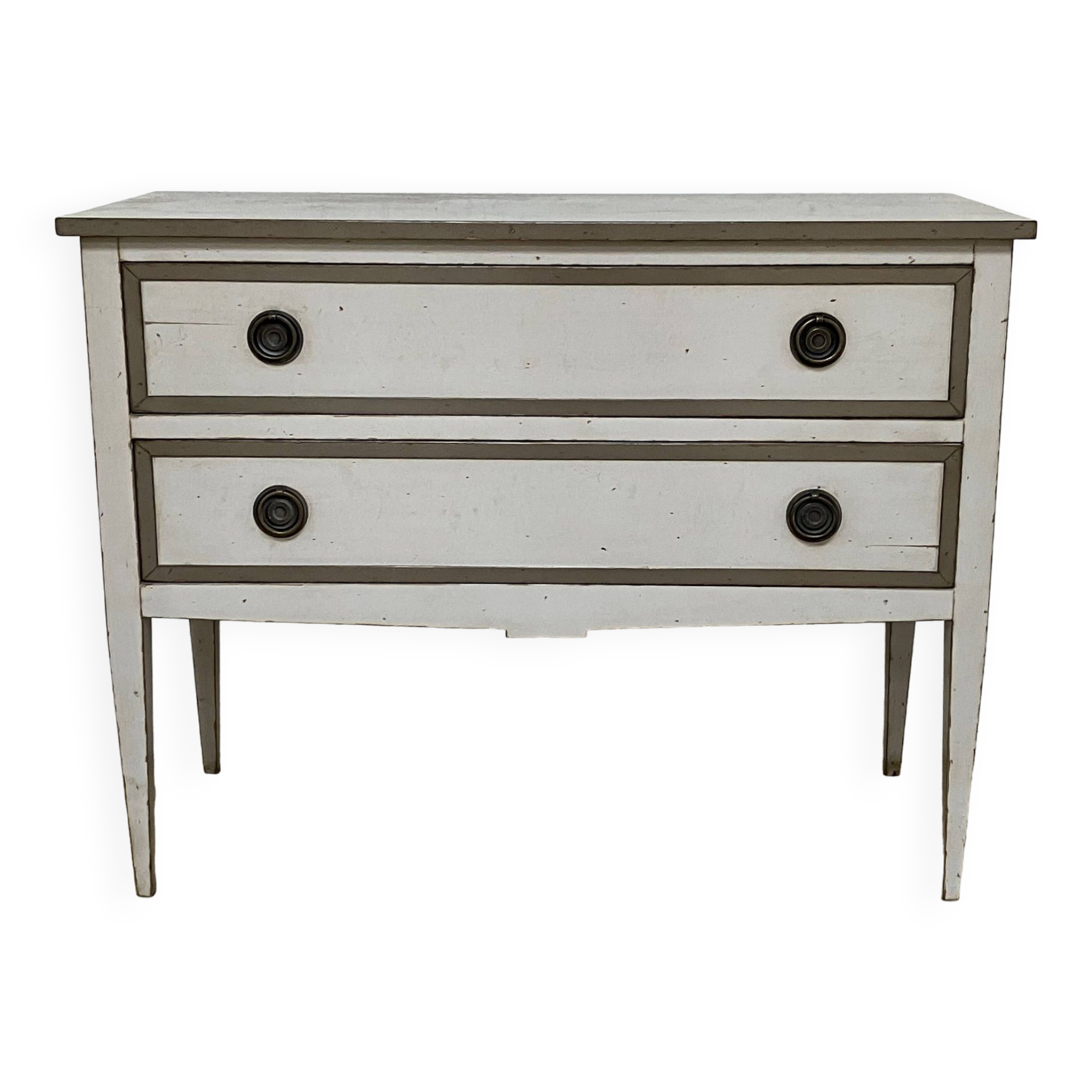 Rivoli 2-drawer chest of drawers in solid wood michel ferrnd