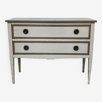 Rivoli 2-drawer chest of drawers in solid wood michel ferrnd