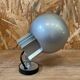 Brushed steel wall lamp from the 1970s - space age style