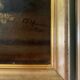 HST painting "Still life with roses and fruits" signed Maniere 1920