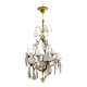 Cage Chandelier 6 Lights Bronze And Crystal