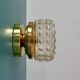 Vintage glass moulded globe wall/ceiling light.