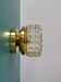 Vintage glass moulded globe wall/ceiling light.