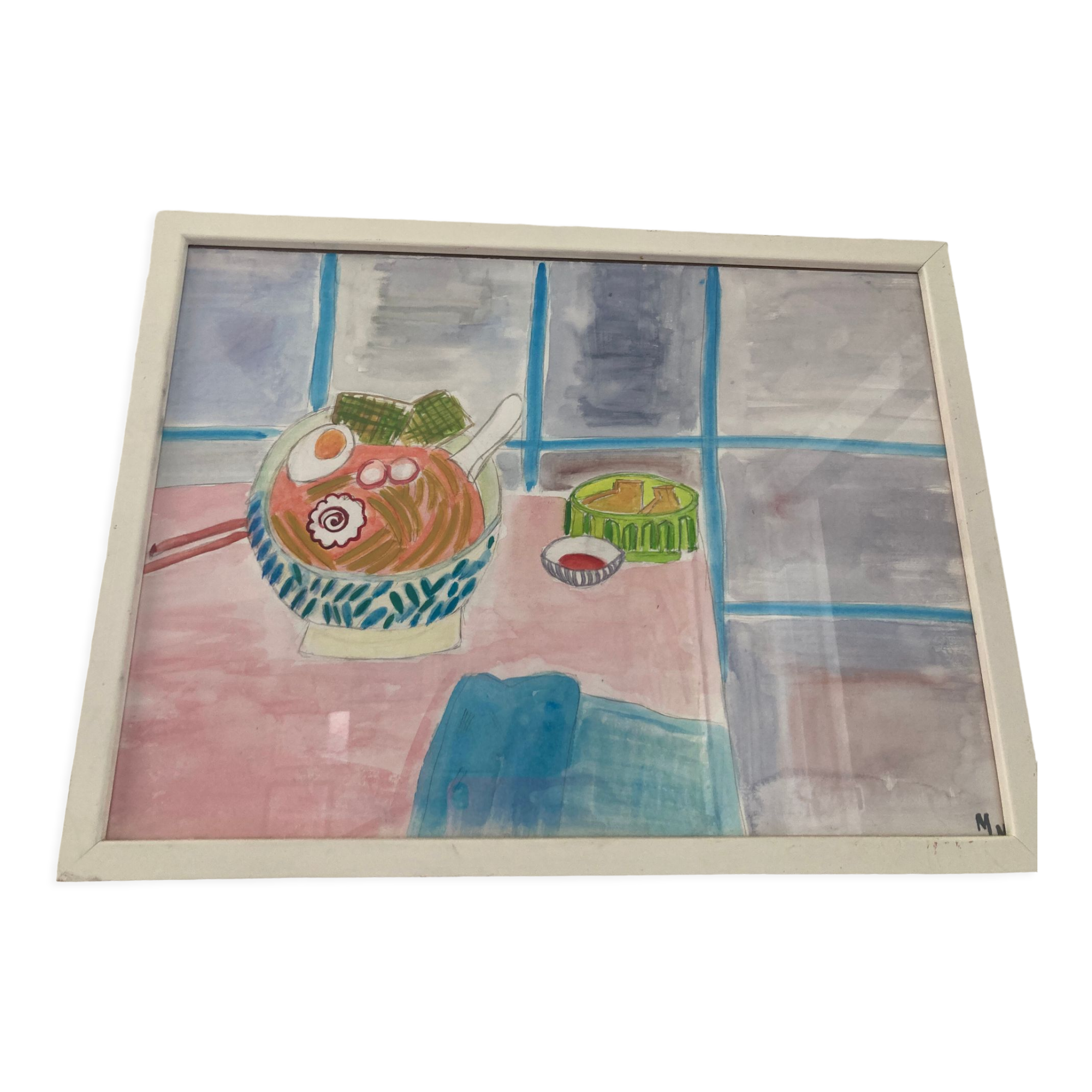 Illustration d’un Ramen à l’aquarelle
