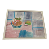 Illustration of a Ramen in watercolor