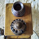 Téléphone vintage bois
