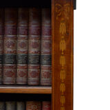 Edwardian Mahogany and Inlaid Open bookcase