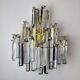 Venini wall light, 3 levels, Murano glass, Italy, 1970.