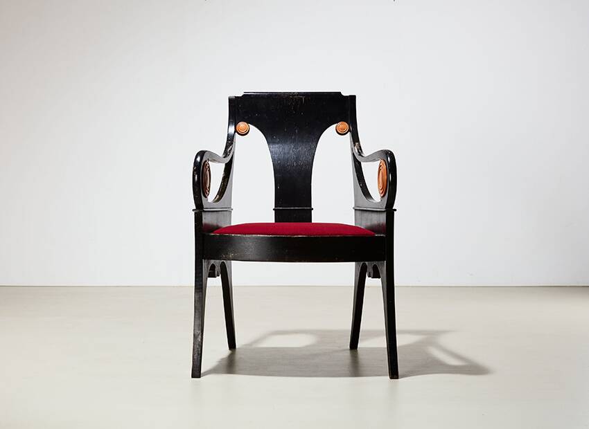Fauteuil très rare de l'architecte Joze Plecnik 1932/1980