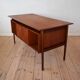 Mid-Century Danish Executive Teak Floating Desk, 1960s.