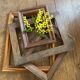 Lot 4 old wooden frames.