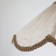 Suspension in a solid floral shape Françoise "classic beige"