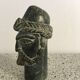 Black marble bust sculpture