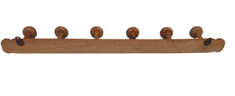 Wooden coat rack