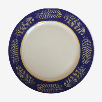 Plate motif epi Porcelain