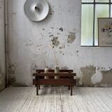 Small modernist oak planter from the 1950s